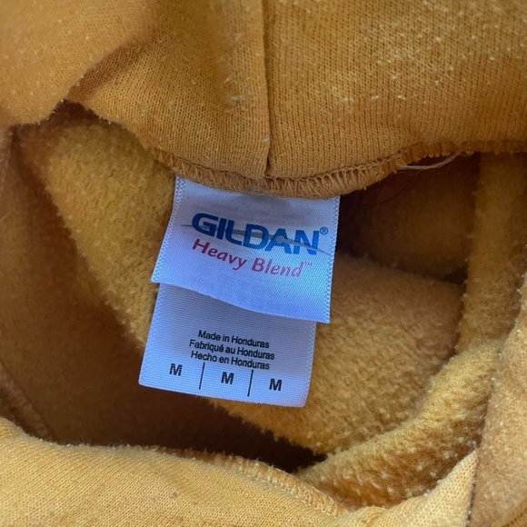 M | Shadow Hill USA Mustard Yellow Merch Hoodie - Picture 2 of 3